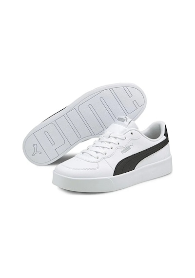 Puma Skye Clean Kadın Beyaz Günlük Ayakkabı 38014702 BEYAZ SİYAH Beyaz - Siyah