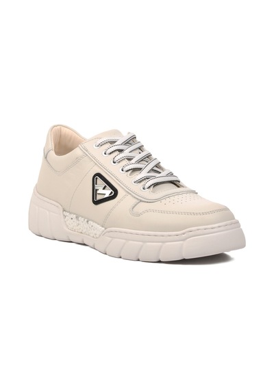Kırık Beyaz Erkek Sneaker 152-19503 M Kırık Beyaz