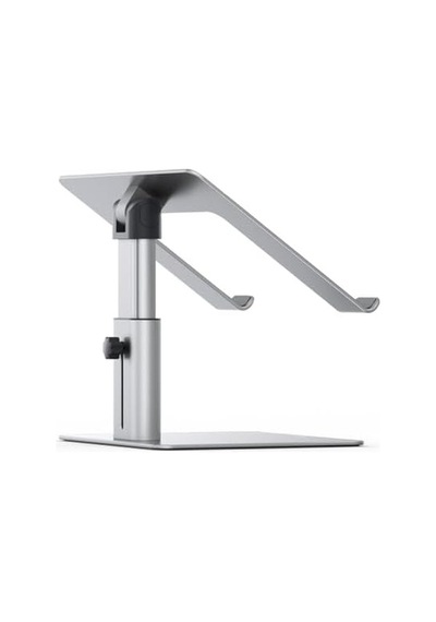 Macbook Metal Ayarlanabilir Dizüstü Bilgisayar Standı, Maks. 10 Kg Ağırlık Ve 208 Mm Yükseklik, Gümüş Lujs000012