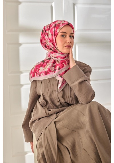 Silk Home Velora Eşarp 161001-43 Gri, Siyah, Bordo, Pembe, Vizon, Fuşya