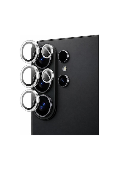 Samsung S26 Ultra Uyumlu Ar Hd İnvisible Kamera Lens Koruyucu - 9h & Uygulama Aparatlı - Şeffaf