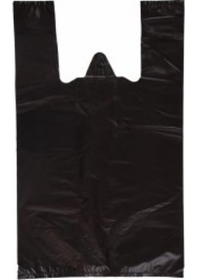 Siyah Atlet Poşet Kalın Hantal Boy 80X110 Kulplu Torba 10 Kg