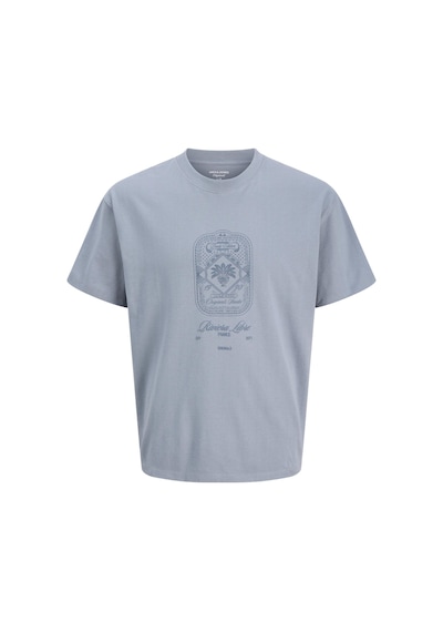 Jack & Jones Cassis Tonal Erkek Mavi Tişört 12295059-tds