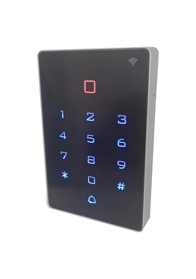 Sr-219 Mf-w Tuya Wifi Mifare Kart Şifre Okuyucu Ip68 Dokunmatik Tuş Takımlı 13.56 Mhz Geçiş Kontrol Cihazı 1 Adet