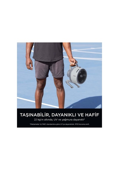 Flexbreeze Hydrogo Serinletici Buharlı Fan - Dove Renksiz