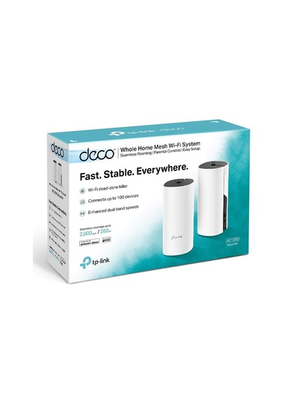 Tp-link Deco M4 2-pack, Ac1200 Mbps, Dual-band, Gigabit Portları,