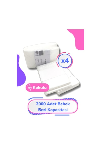 Korbell Yerli Çöp Poşeti 16 L Uyumlu Toplamda 2000 Bez Kapasiteli