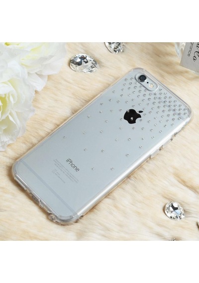 Ringke Noble Fusion Apple Uyumlu iPhone 6s/ 6 İle Taşlı Kılıf Extra Darbe Emici Snow Clear
