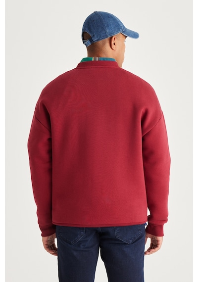 AC&Co / Altınyıldız Classics Erkek Bordo Oversize Fit Bol Kesim Pamuklu İçi Polarlı Bisiklet Yaka Sweatshirt Bordo AC&Co / Altınyıldız Classics Erkek Bordo Oversize Fit Bol Kesim Pamuklu İçi Polarlı Bisiklet Yaka Sweatshirt Bordo
