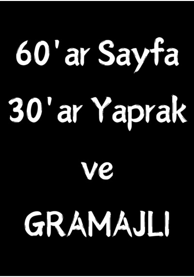 Siyah Sayfalı Defter A4-a5 Güzel Kız 60 Sayfa Beyaz Kalem Hediy