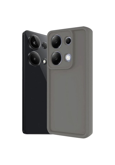 Xiaomi Redmi Note 13 Pro 4g Kılıf Viera Silikon - Gri 0.2M-Çok Renkli