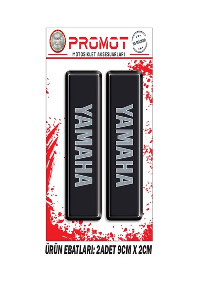 Damla Logo Yamaha Ön Maşa Kabartmalı 2'li 04 Nötr