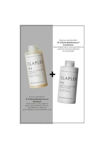 Olaplex Bond Maintenance No:4 Şampuan 250 ML + Saç Kremi 250 ML