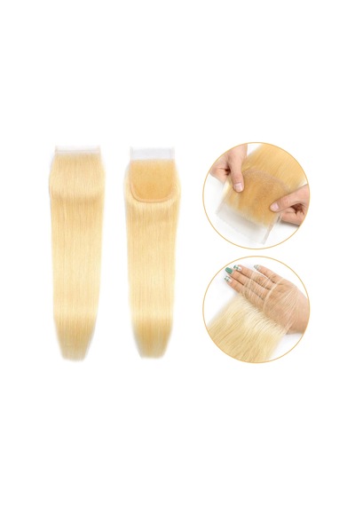 Peruk Tepesi Platin Renk Closure 10inch