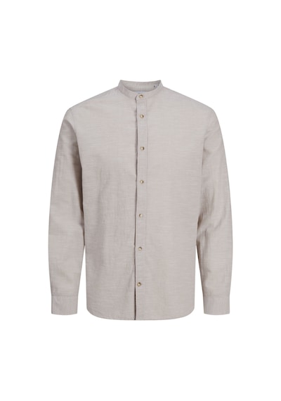 Jack & Jones Erkek Bant Yaka Uzun Kollu Gömlek - Summer - 12269319 Çok Renkli