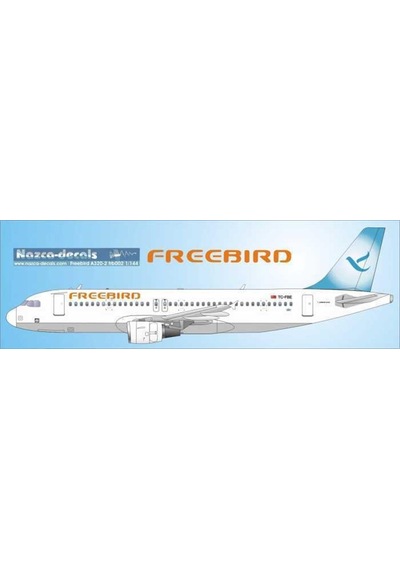 Nazca Decals Frb002 1/144 Ölçek, Freebird Decal-new Scheme Blue Tail