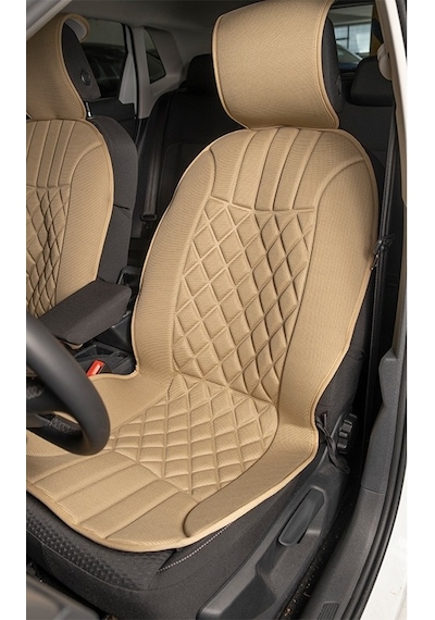 Skoda Super B Oto Koltuk Minderi Ön 2'li Set Bej Elegance Serisi