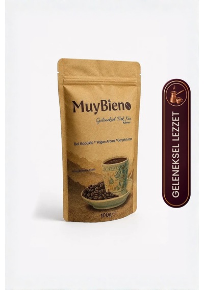 Türk Kahvesi 3x100g %100 Arabica Bol Köpüklü Yoğun Aromalı Taze Öğütülmüş