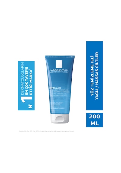 La Roche Posay Effaclar Yağlı ve Akneye Eğilim Gösteren Yüz Temizleme Jeli 200 ML