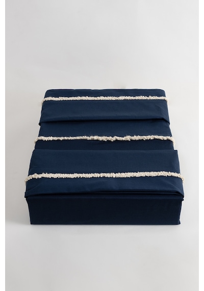 Koza Home Boho Saçaklı Mavi Nevresim Takımı Çift Kişilik 200 X 220 7031a Mavi