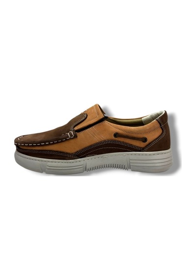 Master 1714-26 Hakiki Nubuk Deri Casual Erkek Ayakkabı Vizon Taba Vizon