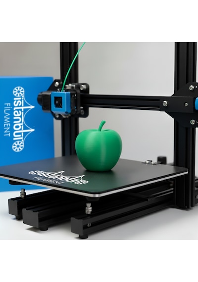 İstanbul Filament 3d Baskı Pla Filament Yeşil Renk 1 Kg Ø 1,75mm 0,05 Mm Bambu Lab Uyumludur 1.75mm