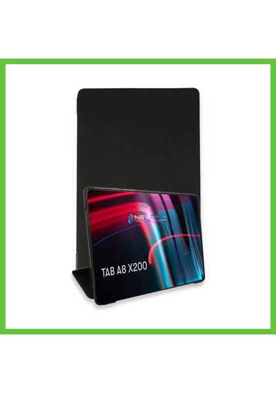 Bezos Samsung Galaxy Uyumlu X200 Tab A8 10.5 Kılıf Tablet Smart Kılıf - Siyah Dmc
