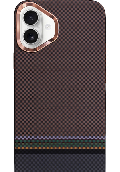 Carbonaır Magforge Elite Heritage Noir Apple Uyumlu iPhone 17 Magsafe Karbon Kılıf Heritage Noir