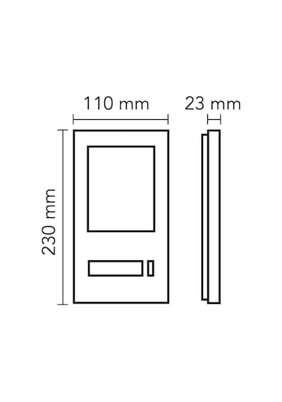 Audio 4.3" Siyah Mekanik Butonlu Görüntülü Villa Set 001463