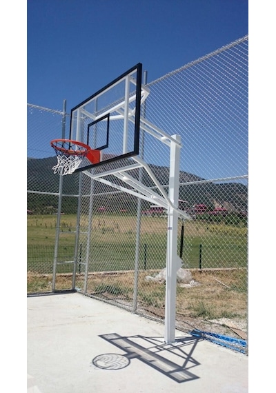 Adelinspor Basketbol Potası Yükseklik Ayarlı 105x180 10 MM Cam