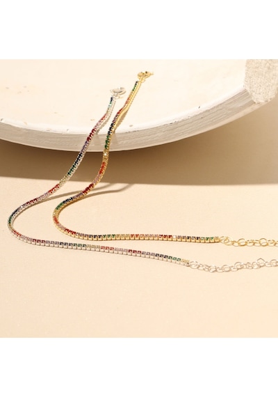 Renkli Suyolu Bileklik 719458 Gold