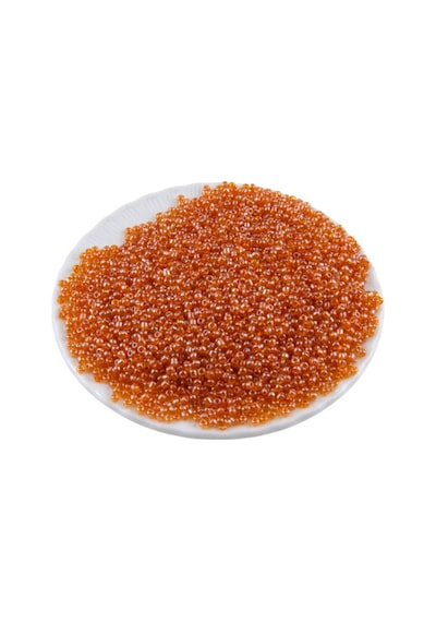 08 Kum Turuncu Boncuk 3 Mm 100 Gr 6000 Adet