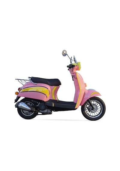 Falcon Turtle 50 CC Scooter Motosiklet Pembe