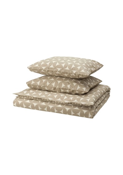 Ikea Angsnejlıka Çift Kişilik Nevresim Takımı 220 X 240 Cm Bej - Açık Bej