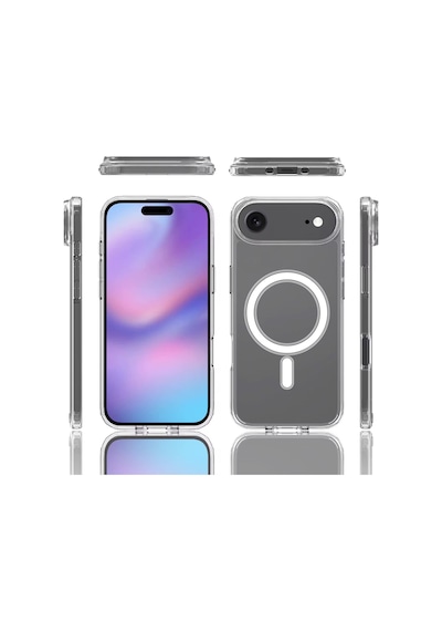 Apple iPhone 17 Air Uyumlu Şeffaf Magsafe Kılıf Safe Şeffaf