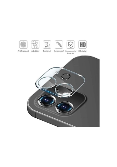 Axya Apple Uyumlu iPhone Kamera Lens Koruyucu Temperli Cam 9D
