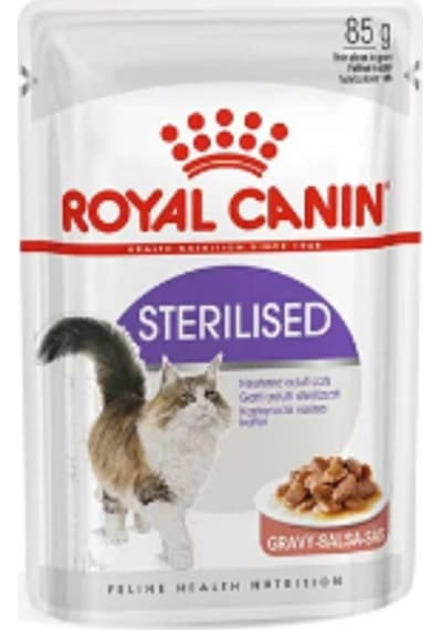Royal Canin Gravy Pouch Sterilised Kısırlaştırılmış Yetişkin Kedi Yaş Maması 12 x 85 G