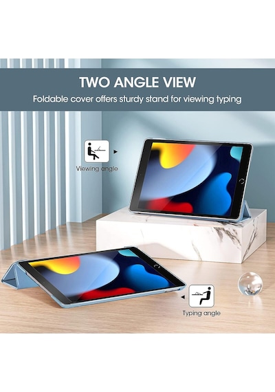 Apple Uyumlu iPad, 8. Ve 9. Nesil 2020 /2021 10.2" Tablet Flip Smart Standlı Akıllı Kılıf Smart Cover