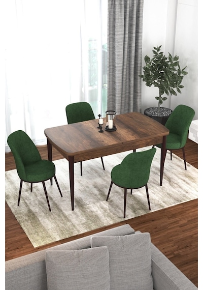Canisa Concept Kor Serisi 70x114 Açılabilir Mutfak Masası Takımı Barok Desen Masa 4 Haki Yeşil Sandalye Haki Yeşili Canisa Concept Kor Serisi 70x114 Açılabilir Mutfak Masası Takımı Barok Desen Masa 4 Haki Yeşil Sandalye Haki Yeşili