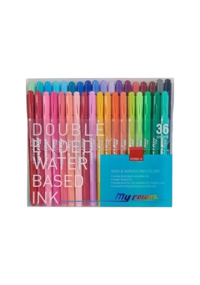 Dong-a-my Color 2 Çift Taraflı Keçeli 36 Renk Set
