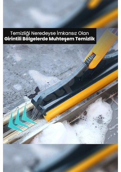 V Mop Çekpaslı Sert Uçlu Derz Fırçası Yeşil