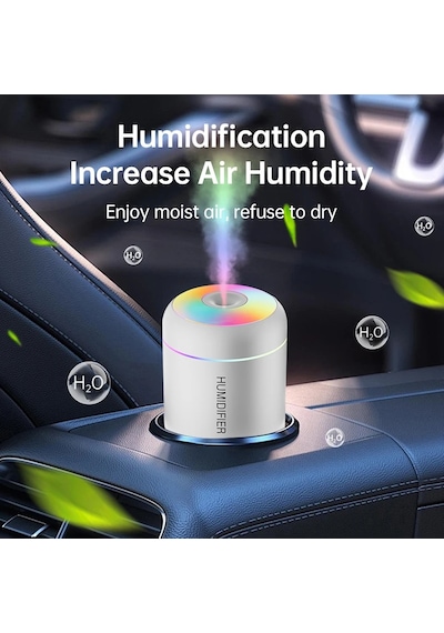 180ml Mini Hava Nemlendirici Usb Elektrikli Aroma Difüzör Uçucu Yağ Temizleyici Black
