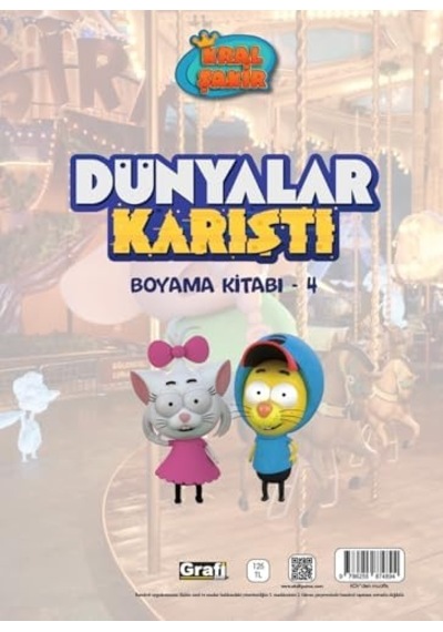 Kral Şakir - Dünyalar Karıştı Boyama Kitabı 4