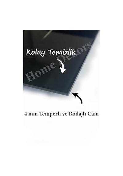 Ayetel Kürsi Ve Türkçe Açıklaması Cam Tablo Evlika, Ev Ofis Salon Duvar Dekoru, Hediyelik Büyük Tablo Dekor