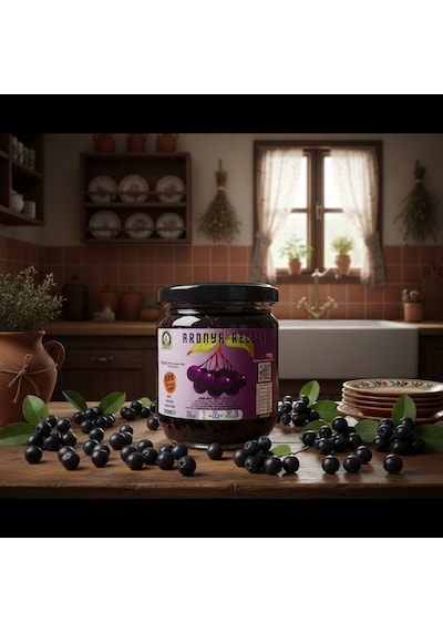 500 Gr %65 Meyveli Doğal Aronya Reçeli