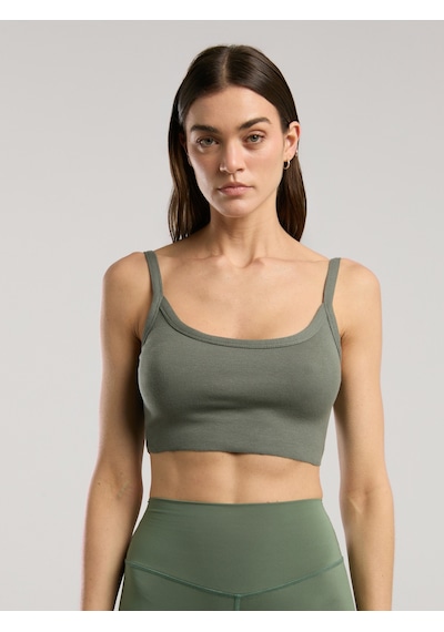 Everlast Ever Relaxed Rib Haki Kadın Atlet Büstiyer Haki