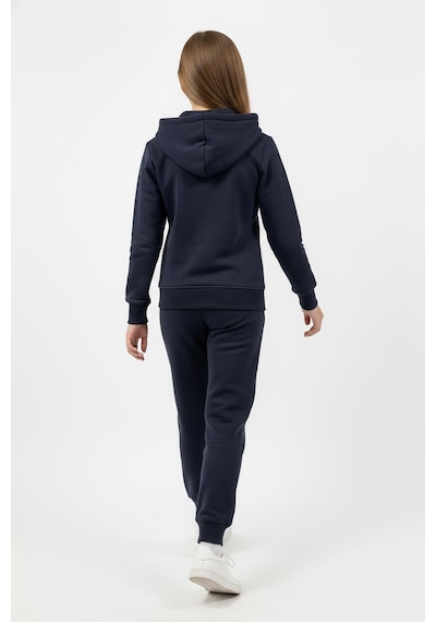 New Kids Fermuarlı Kapüşonlu Cepli Unisex Çocuk Eşofman Takımı-90925 Lacivert