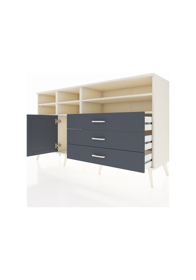 Kronos Konsol 8 Raflı 3 Çekmeceli Tek Kapaklı 176x59x99 Aytaşı-a Aytaşı-antrasit Kronos Konsol 8 Raflı 3 Çekmeceli Tek Kapaklı 176x59x99 Aytaşı-a Aytaşı-antrasit