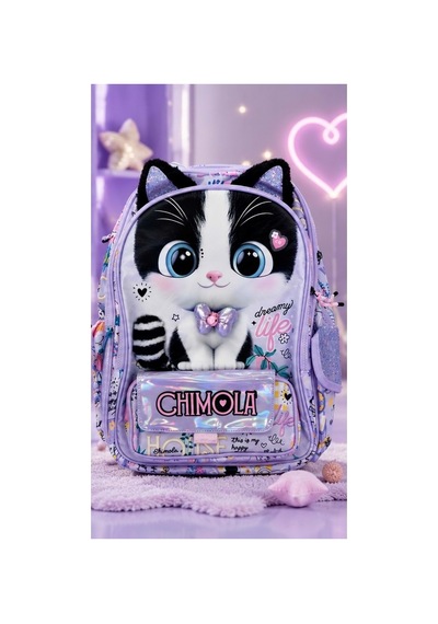 Chimola Cat Sırt Çantası Bt289 Çok Renkli