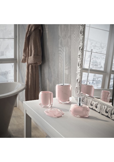 Chanelle Diş Fırçalık, Tezgah Üstü - Pembe